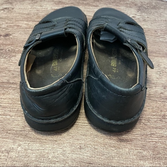 Birkenstock Black Leather Fisherman Sandals main image 4